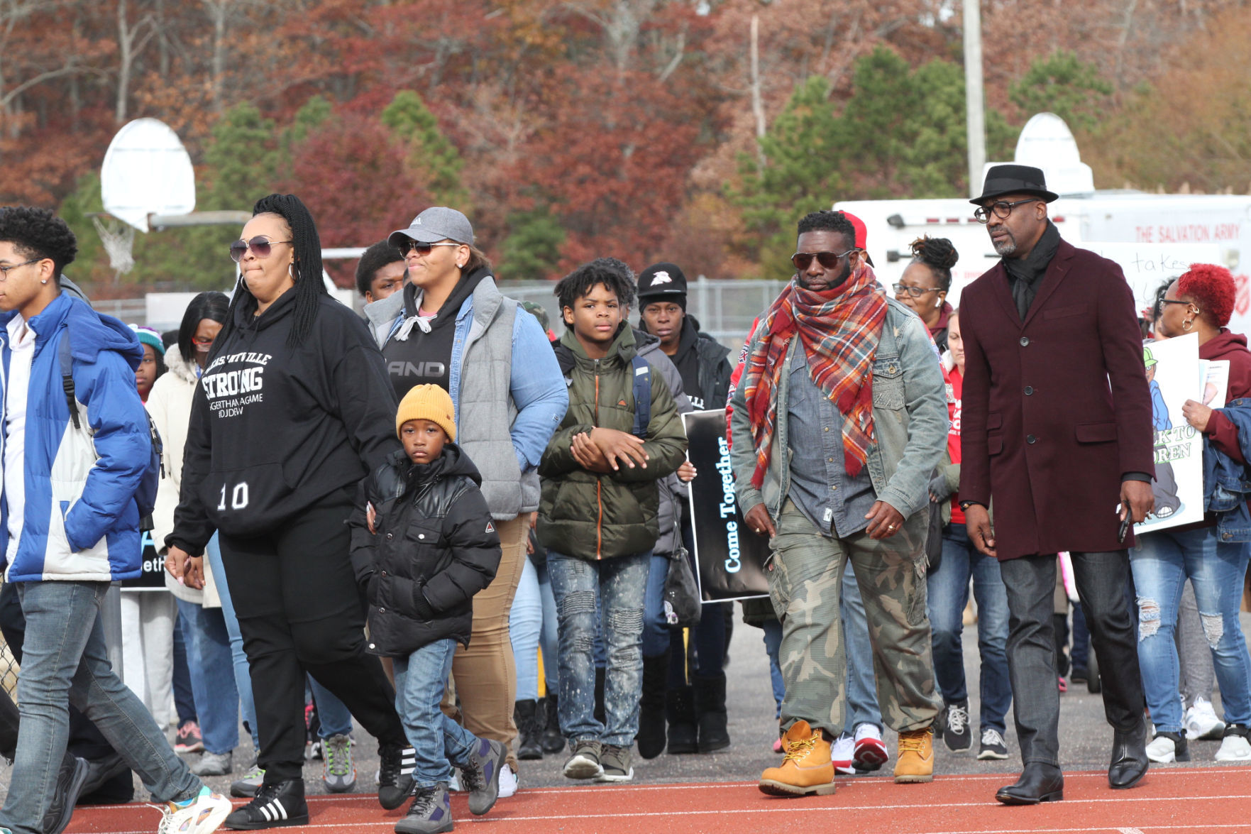 Pleasantville peace march